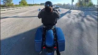 Harley Road Glide Rear POV Ride | Copart Build On the Road