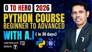Learn AI Powered Python Micro course from Beginners to Advance in Hindi