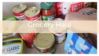 Grocery Haul for a now busy family.