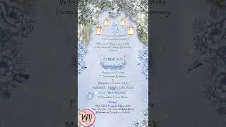 Digital Naming Ceremony Invitation || E Invitations