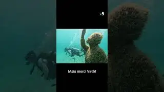 De la Guadeloupe &agrave; Saint-Martin - Sabine Quindou d&eacute;couvre une spectaculaire concert sous-marin