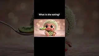 Kiwi Fruitling ASMR 🥝 | Cute Fruit Baby Animation