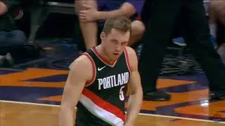 Pat Connaughton Career High! 24 Points - Blazers vs Suns - October 18, 2017