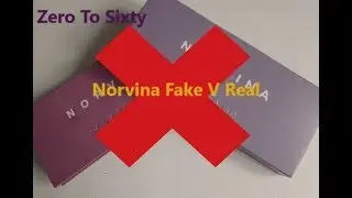 Fake Norvina v Real ( Also details of website to get Authentic, cheap high end make up)