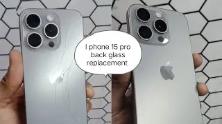 iPhone 15 Pro Back Glass Replacement | Before & After