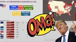 Coronavirus Covid-19 Pandemic in the USA : Real Time Counter, Live Stats, Graph and Latest News