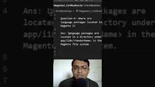 Magento 2 Exam Preparation | Question #4  #shorts #magento