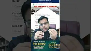 IIM Amritsar MBA 2026&ndash;28 PI Shortlist is OUT! - Amiya Sir
