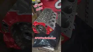 69 Corvette 350/ 300hp  Block.  The complete Build on Tiktok dpwperformance #the69010build. #sbc