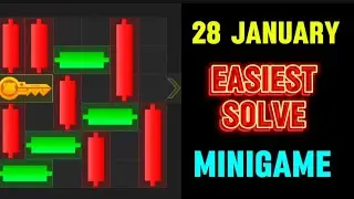 28 January Mini Game 100% Easily Solved Today | Hamster Kombat Mini Game 28 January | Mini Game