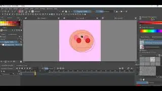 Three emotions. One face. One animation in krita. 😊😐😢