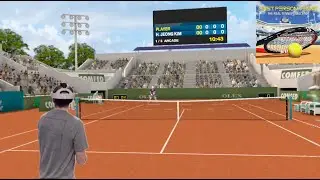 First Person Tennis VR | Quarter-Final | Monte-Carlo | 3-0 Win