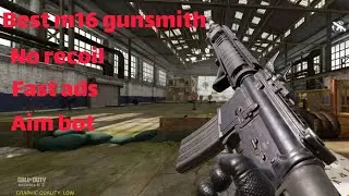 @br0kenOG m16 Gunsmith + game play| no recoil | fast ads | aim bot | one shot | best for multiplayer