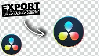 ЭКСПОРТ С ПРОЗРАЧНЫМ ФОНОМ В Davinci Resolve