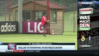 FC Bayern M&uuml;nchen - Xherdan Shaqiri und Claudio Pizarro