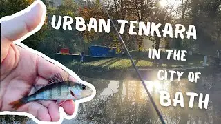 Urban Tenkara in the city of Bath