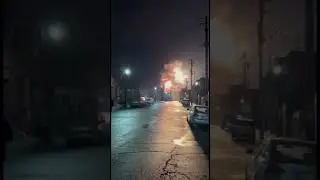 #explosion #nightfire #urbanfire #viralvideo