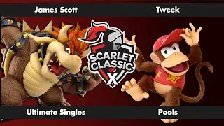 Scarlet Classic X - James Scott (Bowser) VS Tweek (Diddy Kong) - Ultimate Singles - Pools