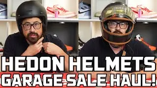 HEDON HELMET GARAGE SALE HAUL! HEDONIST & HERONE RACER! Bought UNSEEN w/ NO RETURNS! Did I Do OKAY?
