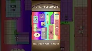 Numberblocks 33 37 54 63 65 75 98 108 125 135 January 23 2026 #numberblocks shorts