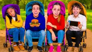 L’ULTIMO CHE SCENDE DAL PASSEGGINO VINCE €1000 CON TUTTI I NOSTRI AMICI CHALLENGE!💰