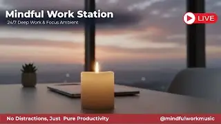 Minimal Light 💡 Calm Motion Focus | Minimalist Ambient Live Station for Deep Work & Study