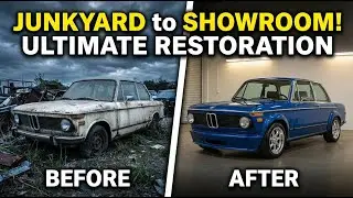 ASMR Car Restoration | 1974 BMW 2002 Turbo Full Restoration