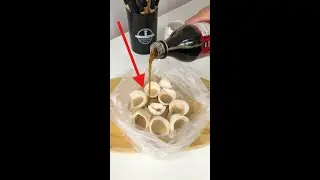 Смешайте колу с яичной скорлупой и приготовьтесь к изумлению!