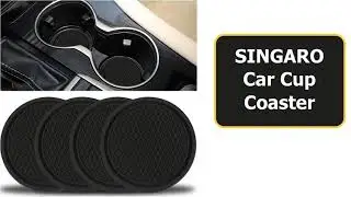 SINGARO 4PCS Car Cup Coaster (Non Slip)