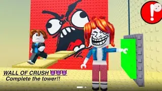 Wall crush tower (Roblox)// First video