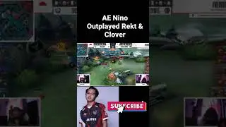 AE Nino Outplayed Rekt & Clover #mlbb #shorts #mplids9