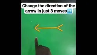 Change the direction of the arrow in just 3 moves #viral #fypシ #video #maths #viralvideo #challenge
