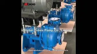 Tobee&reg; 4x3D-AHR Sugar and Raw Foodstuffs Slurry Pump, variable speed slurry pump, recessed impeller
