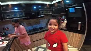 making most famous  fried rice at 1o'clock by little kids | funny food vlog 2025