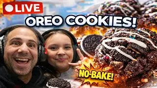 Baking New Oreo cookies with Alisia