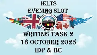 18 октября 2025 г. IELTS / Письменное задание 2 / Академический / Обзор экзамена / ИНДИЯ
