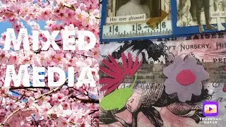 Interactive Journal Spread: Tim Holtz Idea-ology: Layers: Mixed Media Art Journaling: Distress Inks: