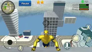 Flying Spider hero Crime City Survival | Super Spider Rope Hero City Fight - Android GamePlay