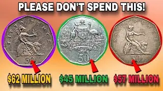 Valuable New 50 Pence & 50 Cent Coins Worth Big Money | That Can Make You Rich?