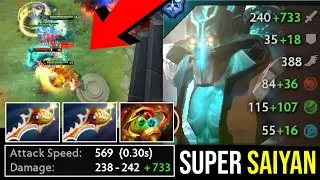 MAD SUPER SAIYAN..!! 2x Divine + Apex Mega Comeback Juggernaut Max Speed 7.24 | Dota 2