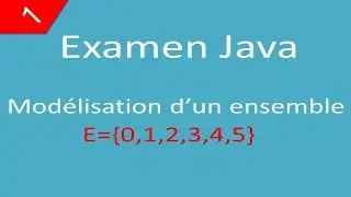 Un examen final Java POO La modélisation d'un ensemble de nombres partie 1