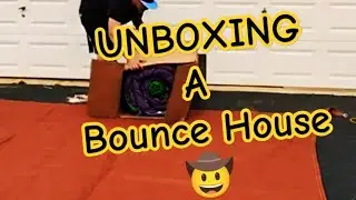 How to UNBOX Inflatable Commercial Bounce House From AMAZON 