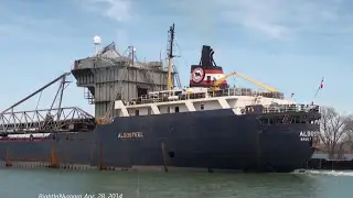 Ship ALGOSTEEL at Lock 6, Welland Canal (2014)