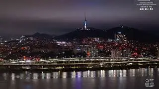 *️⃣ 남산 타워 8월 어느날.. 색다른 풍경의 남산타워🗼야경