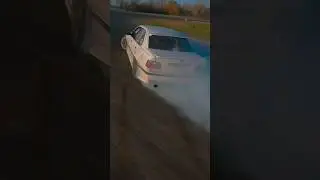 FPV Drone chasing BMW Drift car #shorts