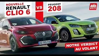Renault Clio 6 vs Peugeot 208 : et la meilleure citadine fran&ccedil;aise est...