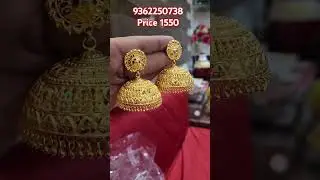24k gold dust jhumka LOOKLIKE real gold#demanding#gold#goldstyle#goldaccessories#goldjewellery