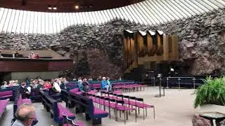 Temppeliaukio Church (Rock Church) in Helsinki, Finland