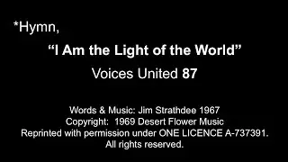 I Am the Light of the World | Voices United 87