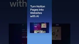 Turn a Notion Page into a Website with AI